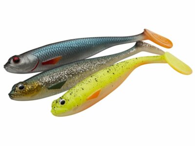 DAM Effzett Shadster Slim Bulk 6.5cm 2.3g 4pcs Soft bait Lure COLORS 