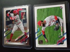 2021 Topps Update Sp Image Variation Jo Adell  & Chrome Rc Base Mint