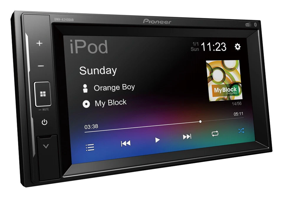 Pioneer DMH-A240DAB Pioneer Doppel din Stereo Bluetooth USB DAB+ Digital Radio - Bild 2 von 4