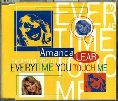 CD Single Amanda Lear - Everytime You Touch Me Italy 1995 Giungla Records