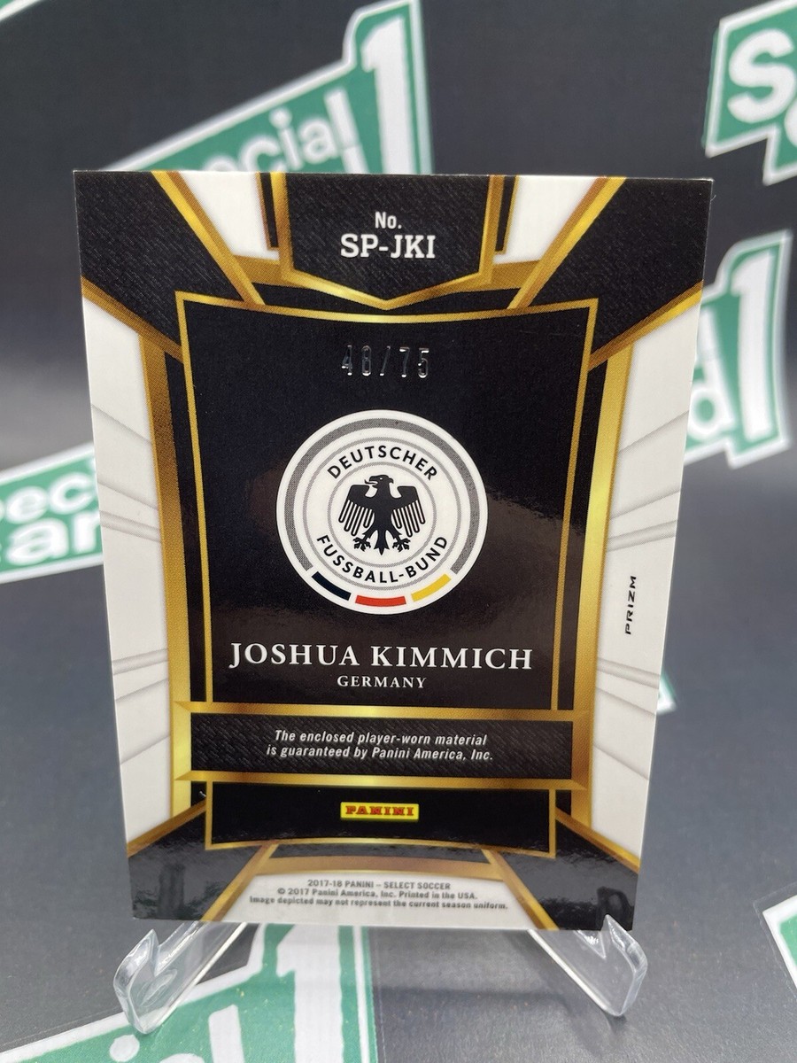 2017-18 Panini Select Joshua Kimmich Sparks Orange Pacth 48
