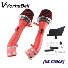 Cold Air Intake Kit + Red Filter for 09-20 Nissan 370Z 08-13 Infiniti G37 3.7L
