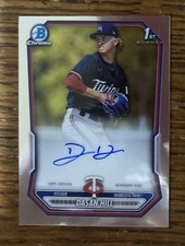 2026 Bowman Dasan Hill Chrome Auto Autograph 1st Prospect #CPA-DH Twins