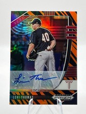 2020 Prizm Draft Picks Levi Thomas AUTO #PDP109 Tiger Stripes Prizm 10/25 SSP