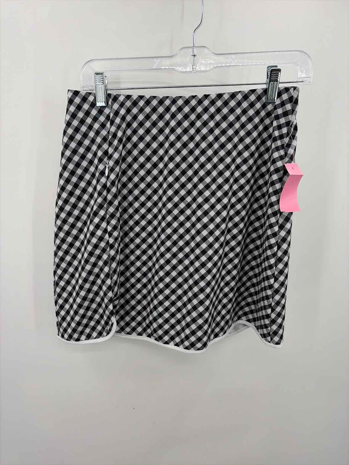 Pre-Owned Sofibella Black Size Small Gingham Skor… - image 1