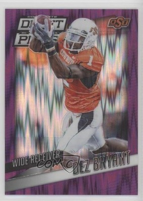 2015 Panini Prizm Collegiate Draft Picks Purple Flash 53/99 Dez Bryant #34 b6y