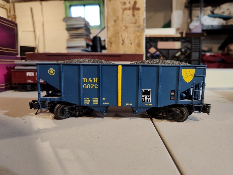 Atlas O 3007102-4  Delaware & Hudson 55 Ton Fish Belly Hopper No Box