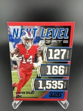 2021 Score #NL12 Stefon Diggs Next Level Stats Red