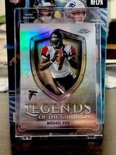 Topps Chrome 2025 Refractor Michael Vick Atlanta Falcons Legends Card #LOG-2