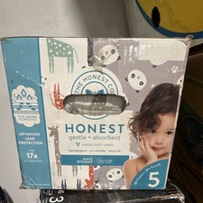 The Honest Company Size 5 Disposable Diapers 50 Count Multicolor Unisex