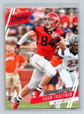 Adam Trautman 2020 Panini Chronicles Draft Picks Prestige Xtra Points Blue #19