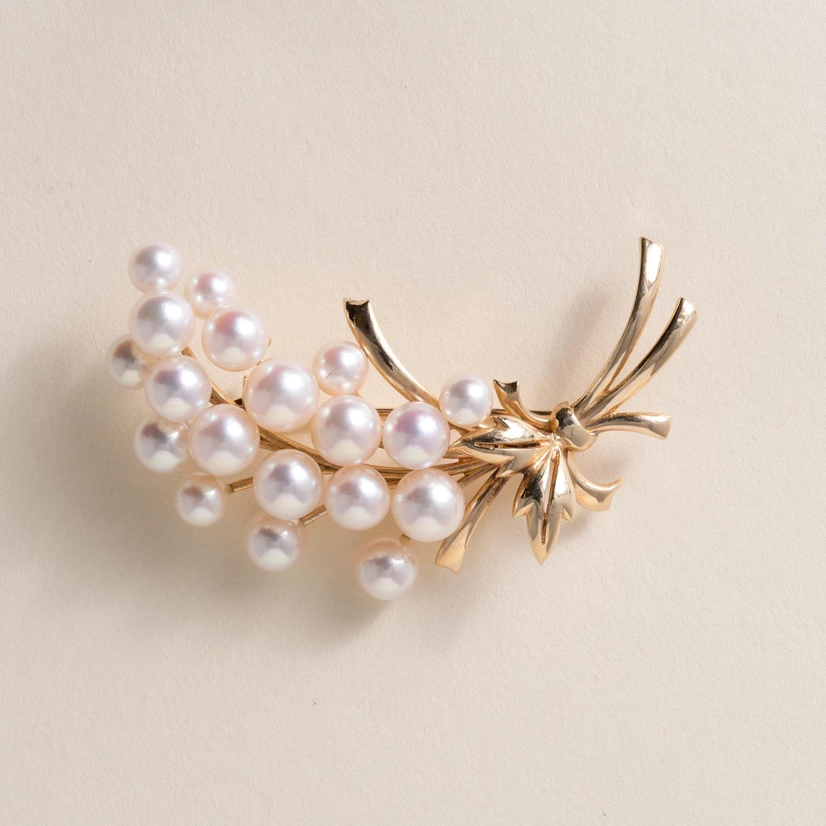 Mikimoto Pearl 14k Yellow Gold Fine Brooches & Pins for sale | eBay