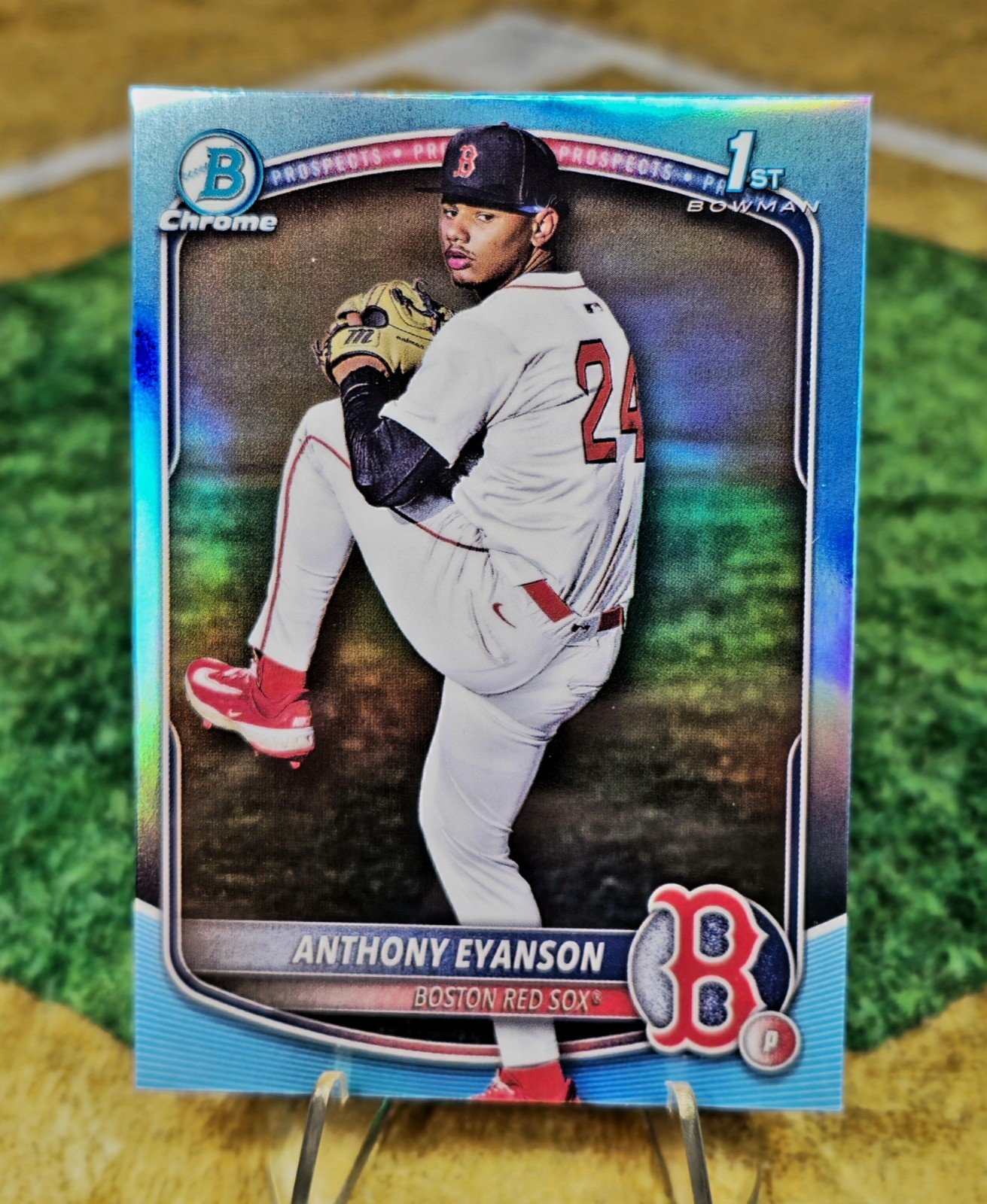 2025 Bowman Draft - Chrome Anthony Eyanson #BDC-116 Sky Blue Refractor (RC)