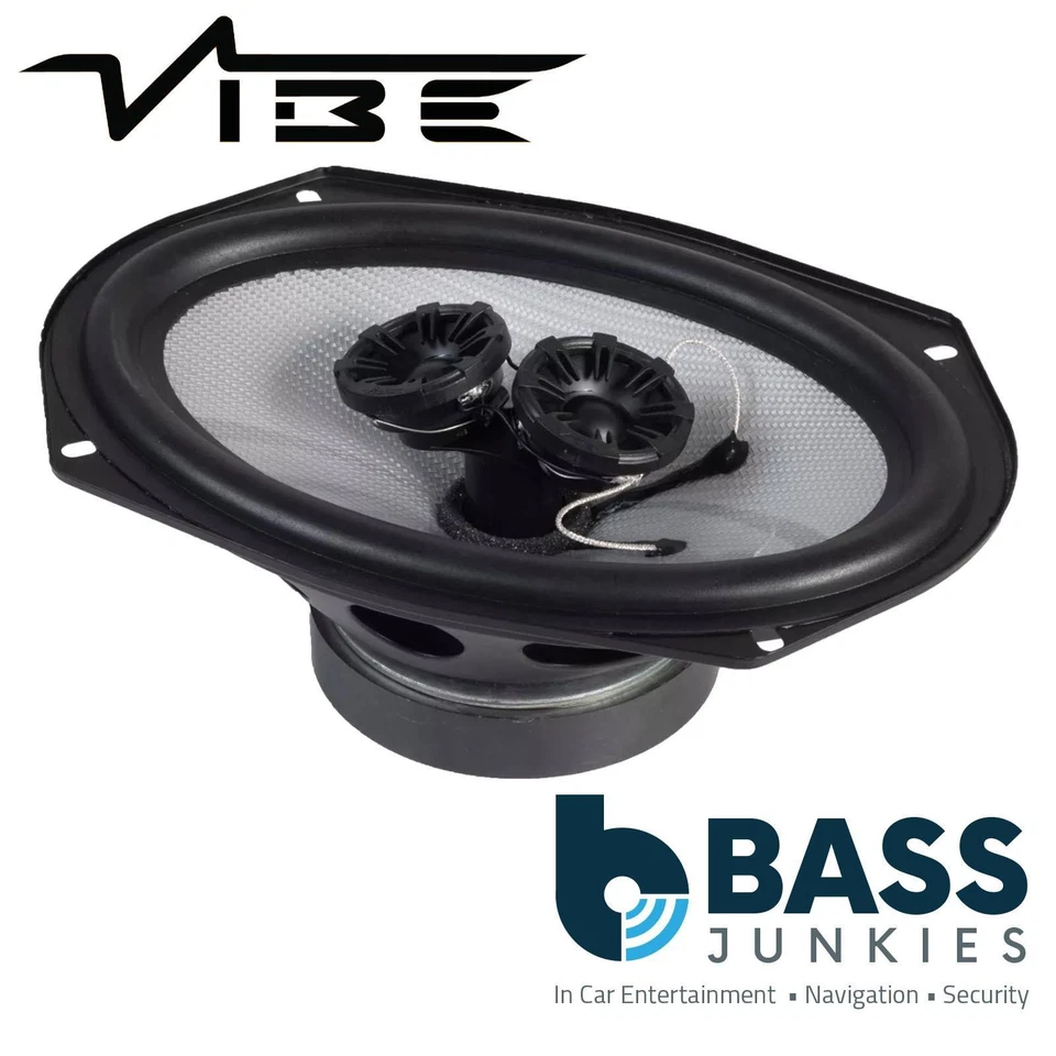 VIBE PULSE69-V3 3 Way 600 Watts 6 x 9" Car Van Truck Parcel Shelf Speakers Pair - Image 4 of 4