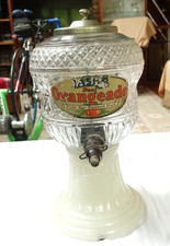 Dispensador de jarabe tipo naranja/naranja raro vintage/antiguo Lash's