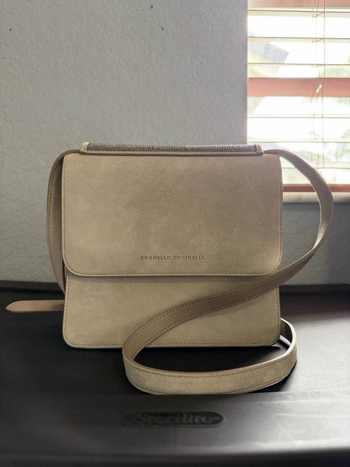 Brunello Cucinelli — BRUNELLO CUCINELLI MONILI SUEDE BAG