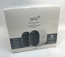 ARLO Security Cameras 4K 3rd Gen  2 Cameras w smart hub NEW SEALED 