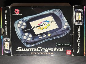 Wonder Swan Crystal Console Clear Black Boxed Working CIB US Seller