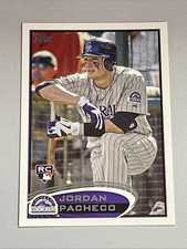 Jordan Pacheco RC 2012 Topps Rockies #219  *N387*