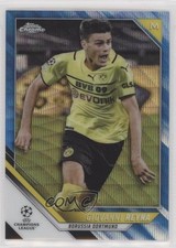 2021-22 Topps Chrome UCL Blue Wave Refractor 30/75 Giovanni Reyna #26 0nr3