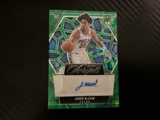 2024-25 PANINI MOSAIC: JARED MCCAIN ****ROOKIE SCRIPTS GREEN AUTOGRAPH**** 76ERS