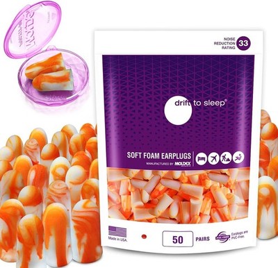 Moldex Soft Foam Ear Plugs 50 Pairs Softies  Sparkplugs Comfortable Ear Plugs
