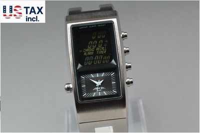 Vintage1998 [N MINT Box] Seiko ALBA AKA v091-5000 Ana/Digi Quartz Men's Watch
