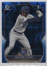 2023 Bowman Chrome Draft Sapphire Edition Spencer Nivens #BDC-93 11sc