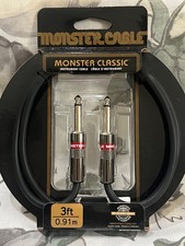 Monster Cable ProLink Classic Instrument Cable Straight / Straight 3 Ft. New