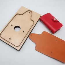 DIY Leder Kartenetui Schneideform Schablone Geldbörse Lederwerkzeug