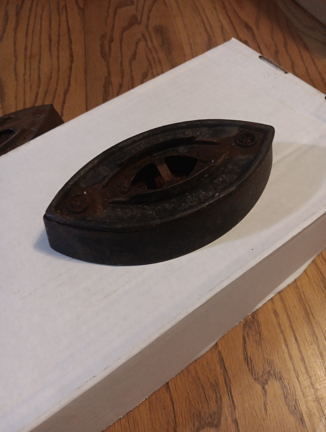 Sad Loading Sign Vintage #3 Taylor Forbes Guelph Canada Cast Iron Flat Sad Iron | eBay