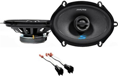 Alpine S-S57 5x7'' Rear Factory Speaker Replacement Kit For 1999-03 Ford F-150 +