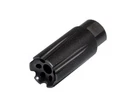 Fit .350/9mm Muzzle Brake Compensator 1/2x28 TPI Steel Nitride w Washer & Nut