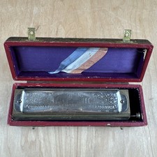 Vintage M Hohner Harmonica Super Chromonica Chromatic Germany