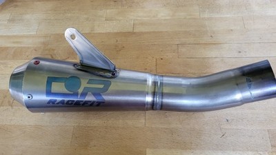 Very Rare RACEFIT GROWLER TITANIUM  Silencer (Ducati Diavel 2011-2018)