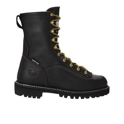 Georgia Boots Gtx 8 Inch Waterproof Soft Toe Work  Mens Black  G8040