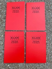 NEW & UNUSED Set of 4 ELAN Publishing E64 8x4 S Field Book 4 ⅝ x 7 ¼ 32 Sheets