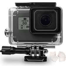 OKFUN 60M/196FT Waterproof Housing Case for Go Pro Hero 7/6/5/ 2018 Clear