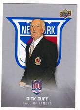 2025-26 UD NY Rangers Centennial Hobby True to the Blue #126 Dick Duff