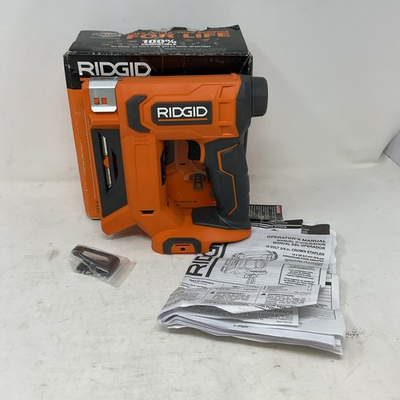 #ad Ridgid R09897B 18V Volt Cordless 3 8 in. Crown Stapler *Tool Only* $89.99