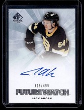 2021-22 SP Authentic Future Watch Retro Jack Ahcan RC Auto 405/499 #RFWA-JA