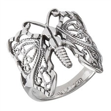 Sterling Silver Butterfly Ring