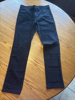 Old Navy Men's Ultimate Slim 28x30 Black Chino Pants Cotton Blend