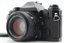 MINT Canon AE-1 Program black Film Camera NEW FD 50mm f1.4 Lens From JAPAN