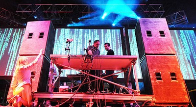 Ken Jordan Scott Kirkland of The Crystal Method performs Rothbury - Old Photo 2
