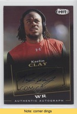 2015 Sage Hit Auto Black Kaelin Clay #A138 Auto READ 0f8