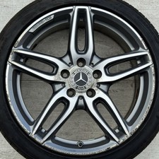 Genuine Mercedes Benz A-Class B CLA w176 18" Alloy Wheel Tyre 225 40 Grey Polish