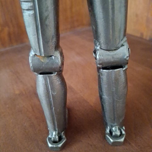 STAR WARS C-3PO SCRAP METAL ART FIGURE Brutalist Sci Fi Sculpture Robot Gift - Bild 15 von 15