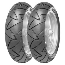 TYRE PAIR CONTINENTAL 100/90-10 56M + 3.00-10 50M TWIST M/C