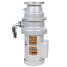 Hobart FD4/125-3 Commercial Garbage Disposer with Short Upper Housing - 1 1/4 hp